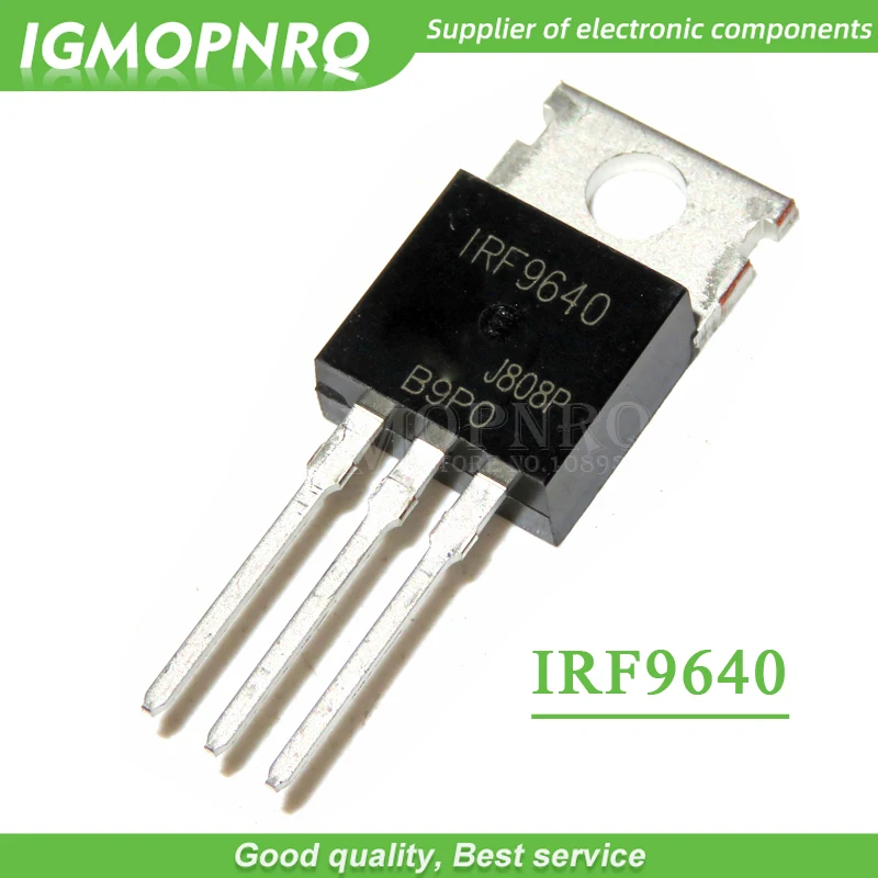 5 шт./лот IRF9640 IRF9640PBF TO-220 IC P-канальный накладной полевой эффект, новый оригинальный 5 шт./лот IRF9640 IRF9640PBF TO-220 IC P-канальный накладной полевой эффект, новый оригинальный