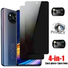 Частное закаленное стекло для сяоми поко x3 про нфс антишпионская защита Poco X3 Pro конфиденциальности стекло Poko F3 GT M3 антишпионское стекло Poko X3 NFC privacy Glass Poco M4 Pro Glass Poco x4 Pro