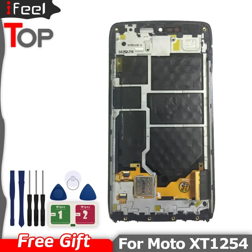Для Motorola Moto Droid Turbo XT1254 XT1225 ЖК дисплей кодирующий преобразователь сенсорного