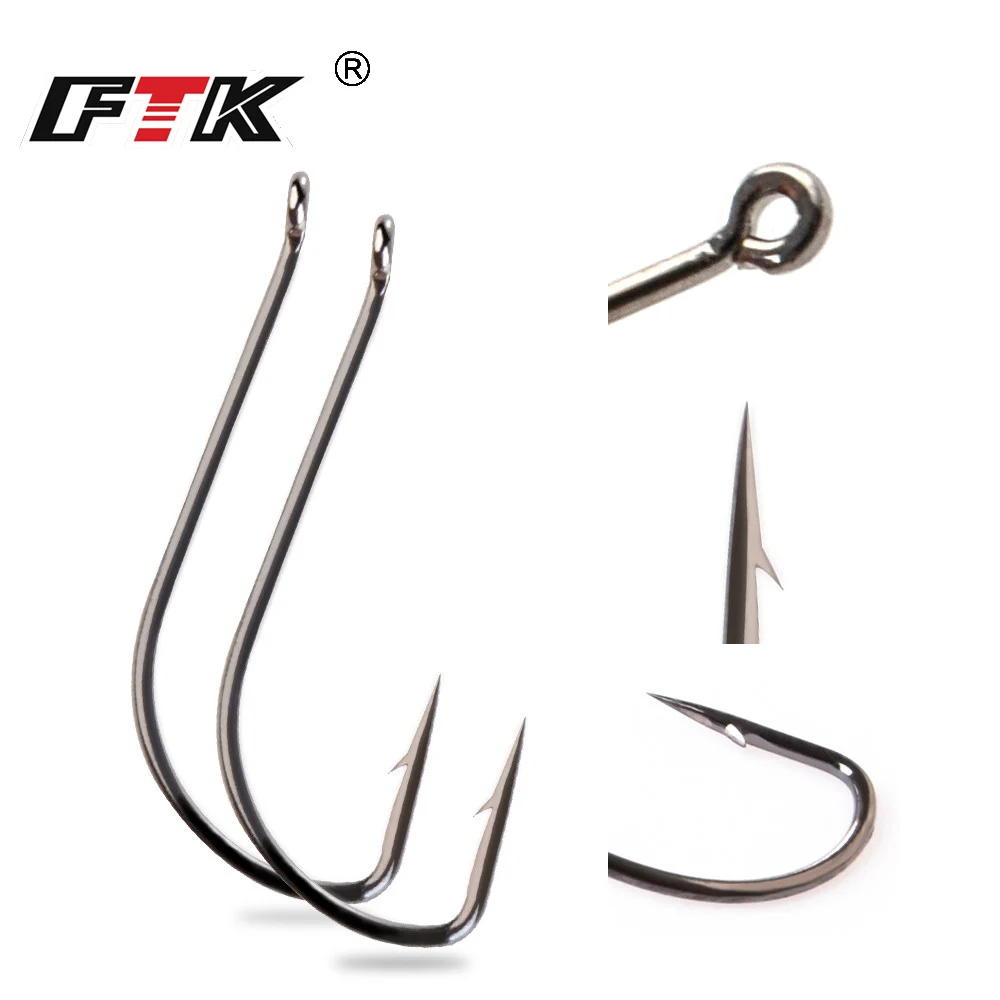 

FTK 3packs Size 5#6#7#8#9#10#11#12#14#15#16# Fishing HOOKS SODE Fishing Barbed Hook HIGH Carbon Steel Fishinghook