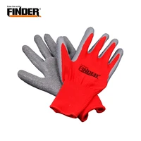 finder labor protection gloves wear resistant stab resistant anti slip non slip thickening dipping work gloves dry gloves