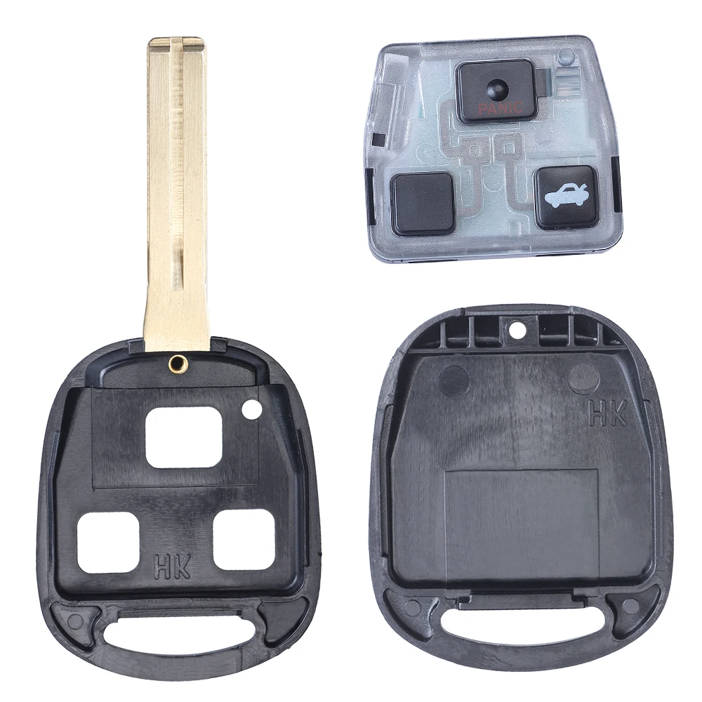 Дистанционный ключ-брелок от машины KEYECU с 3 кнопками для Lexus ES300 GS300 GS400 IS300 FCC: HYQ1512V