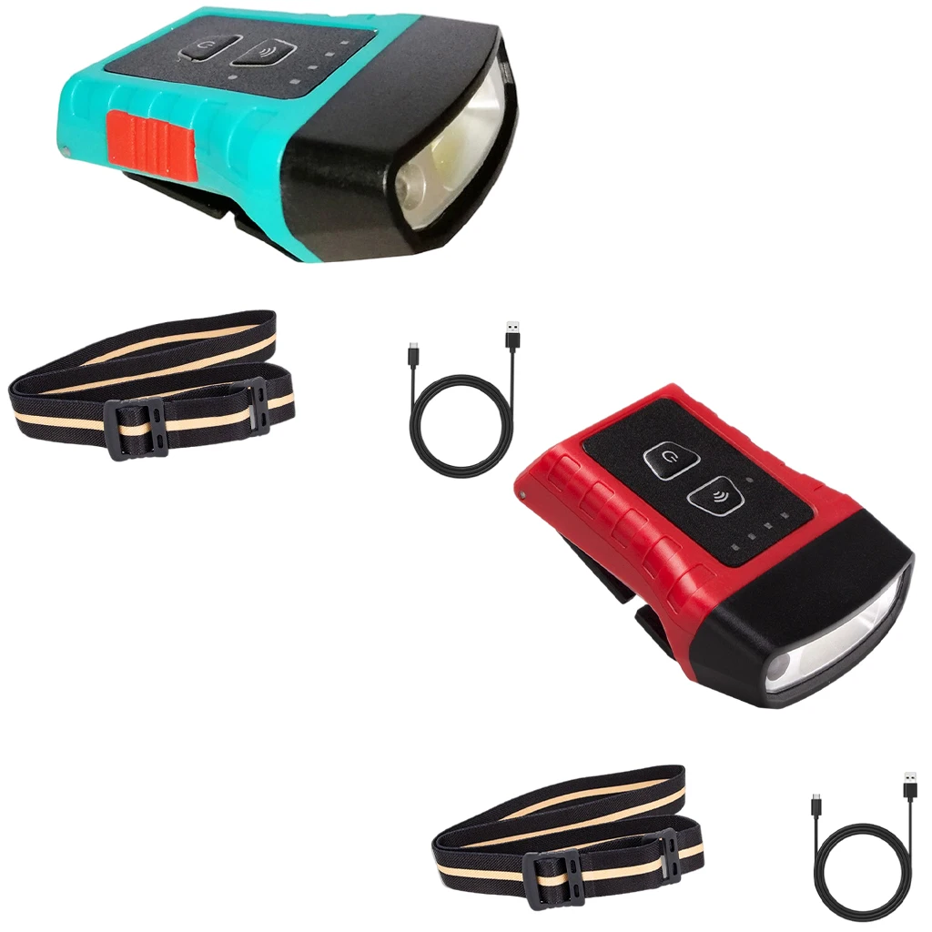 

Waterproof Head Torch Function Caps Flashlight Caps Clip Light Head Torch for Camping Lamp USB Fishing Hiking