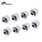 BYKSKI 8шт.лот od12ммod14ммod16мм Улучшенный противоударный резиновый ручной компрессионный медный фитинг G14 'для жесткойжесткой трубки