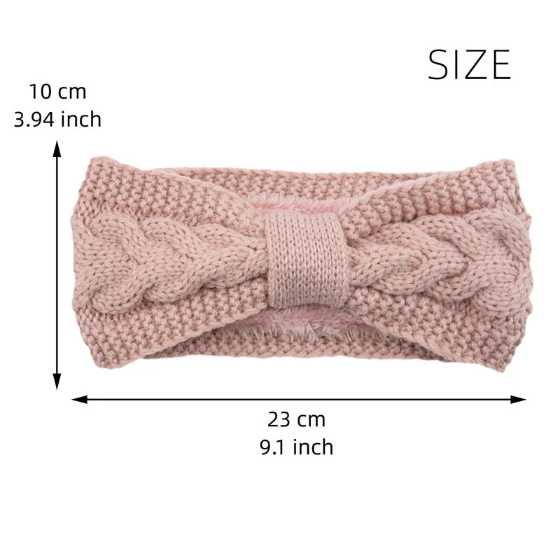 

New Winter Women knitting knot Headbands Warm Woolen Hair Bands Elastic Hairbands Turban Knitted Headwrap Hair accessories
