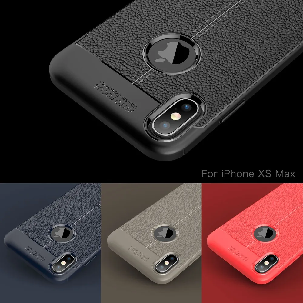 Авто фокус чехол для iPhone 6 7 8 Plus X XR чехол бизнес кожа силиконовый мягкий ТПУ чехлы для iPhone XS MAX Комфортные чехлы