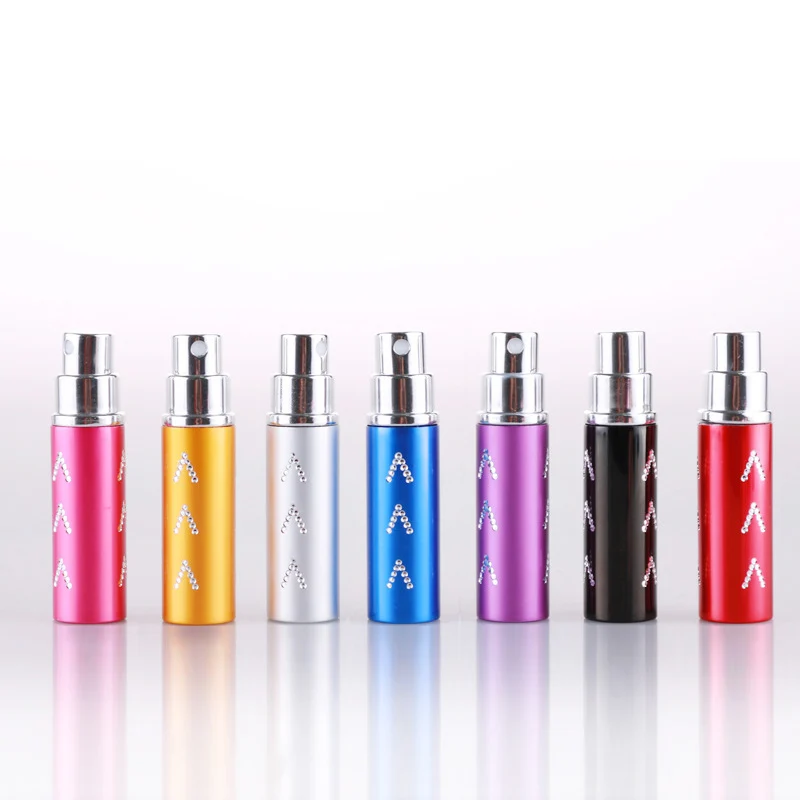 50 шт./лот Мини Металлические парфюмерные многоразовые бутылки распылители