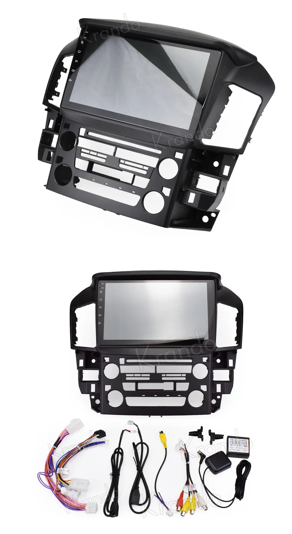 Krando 2+ 32G Android 9,0 " ips Full touch автомобильный Радио мультимедийный плеер для Lexus RX300 1998~ 2003 gps навигация нет 2din DVD