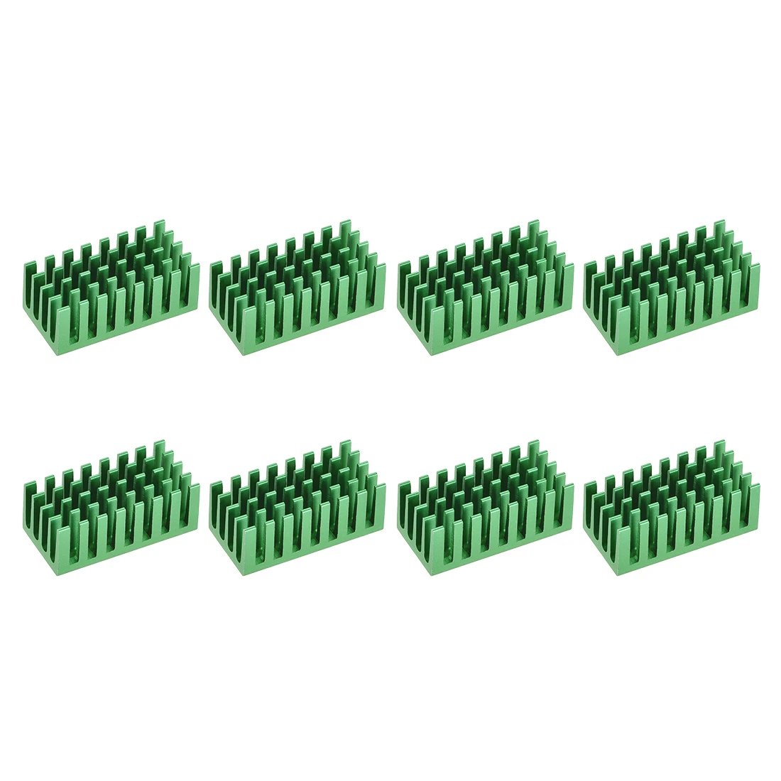 

Uxcell Electronic Radiators Heatsink for MOS GPU IC Chip Silver 22 x 22 x 6 mm 8pcs