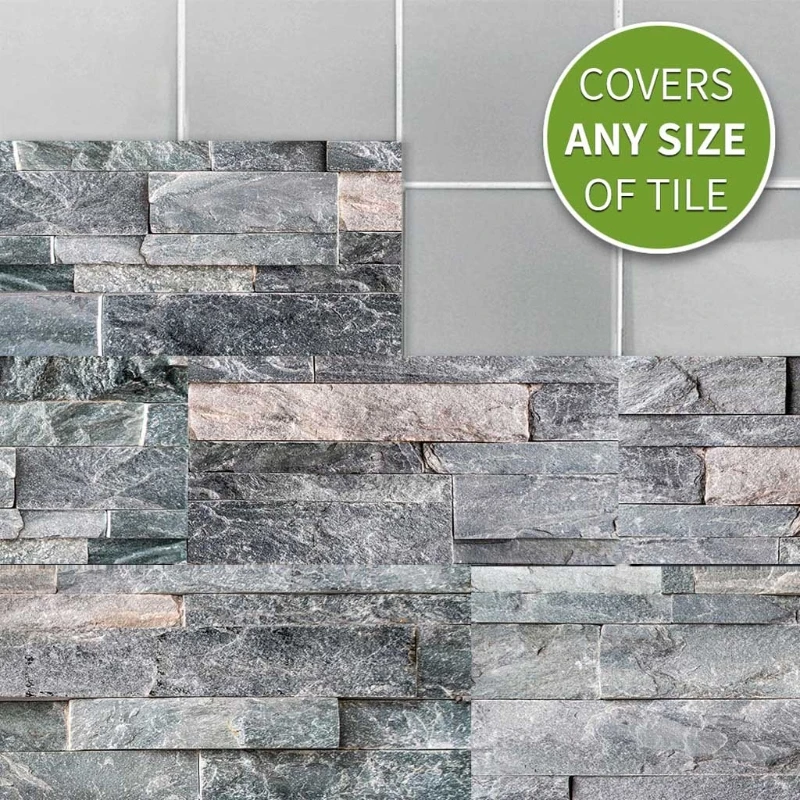 

27pcs Waterproof Imitation Brick Tile Stickers DIY Kitchen Floor Wall Sticker