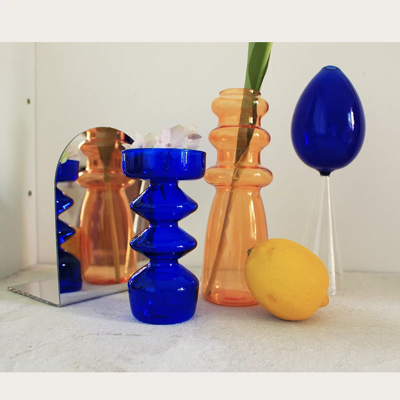 Красивые вазы ваза для цветов на свадьбу стеклянная Скандинавская настольная