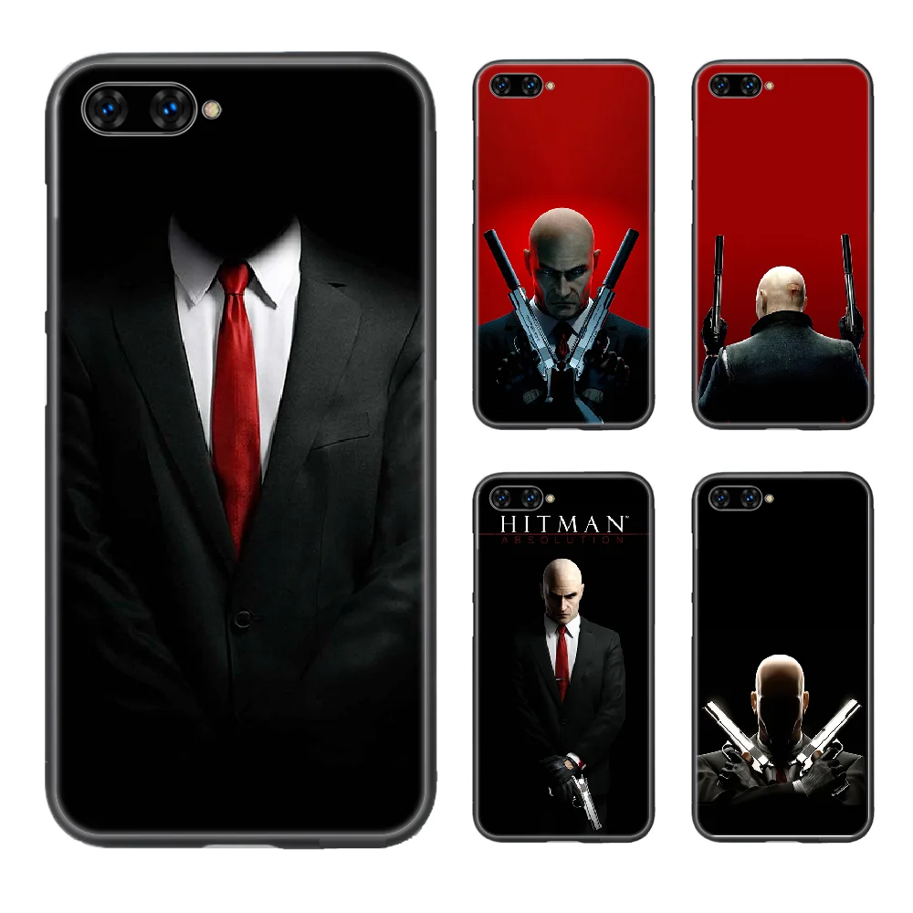 Чехол для телефона hitman Agent 47 Корпус Корпуса HUAWEI honor 8 8c 8a 8x9 9a 9x V10 MATE 10 20 I lite pro черный