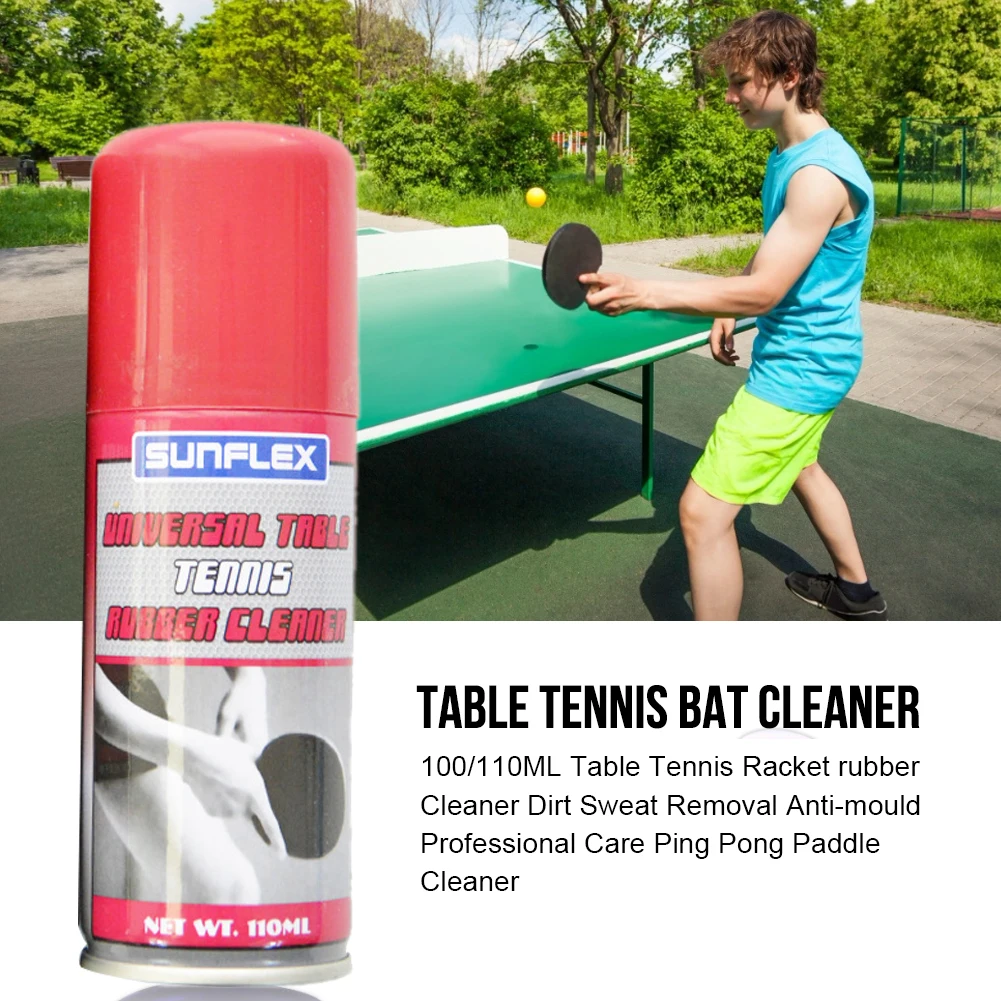 

100/110ML Table Tennis Racket rubber Cleaner Dirt Sweat Removal Anti-mould Professional Care Ping Pong Paddle Cleaner