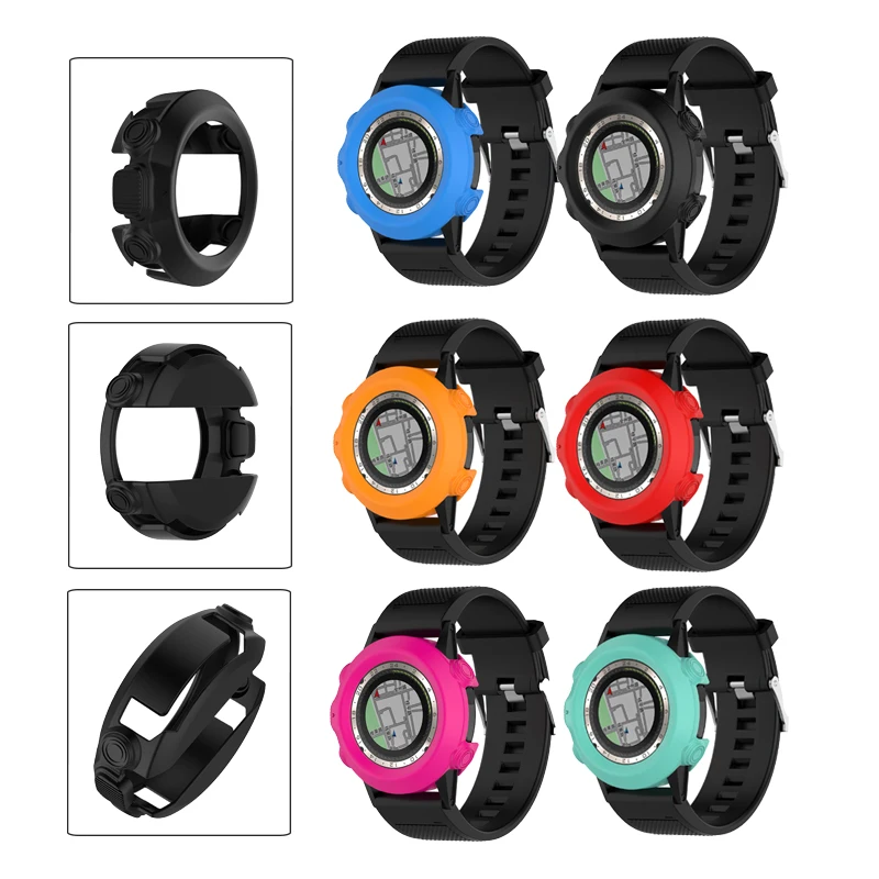 

Protective Case Cover For Garmin D2 Bravo Frame Cases for Fenix 2/ Quatix /Tactix Smart Watch Soft TPU Bezel Cases Shell Sleeve