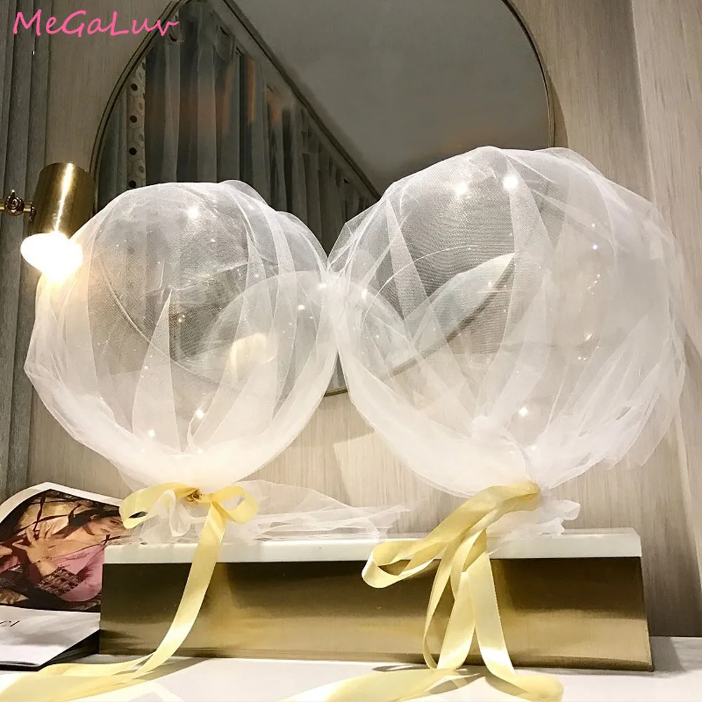 

1.6x2m Transparent Balloons Tulle Yarn Mesh Roll Tutu Yarn Wedding Bridal Shower Decoration Birthday Baby Shower Party Favors