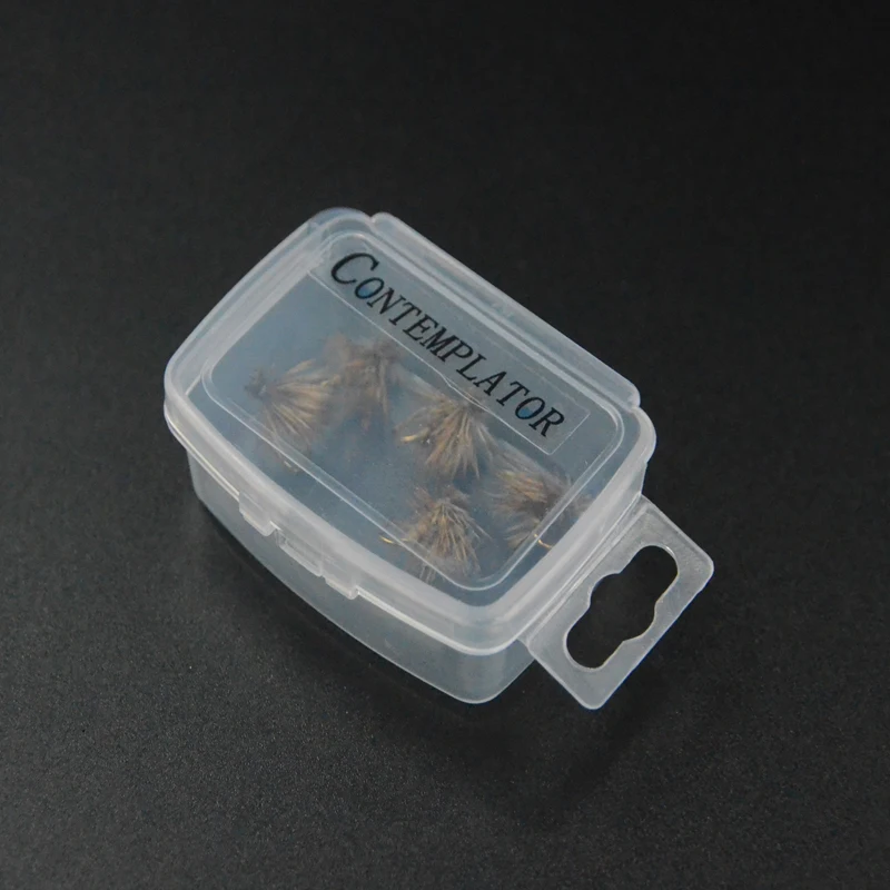 2 цвета в ассортименте CDC Elk Caddis коричневый/коричневый сухие мушки для ловли