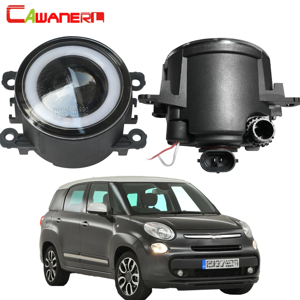 Cawanerl для Fiat 500 L4 1.4L 2012 2013 2014 2015 автомобиля 3000LM светодиодный туман светильник Ангел