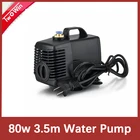 Водяной насос 80 Вт 3,5 м, гравировальный станок, охлаждающий инструмент для фрезерного станка с ЧПУ, двигатель шпинделя 2,2 кВт и двигатель шпинделя 1,5 кВт