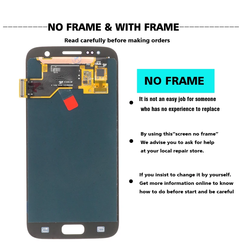 Сменный ЖК-дисплей Samsung Galaxy S7/G930/G930F цвета на выбор | Мобильные телефоны и