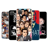 for honor 50 se v30 30i 30s 30 20s 20e 20 v20 pro 5g plus lite transparent phone case the office tv show soft tpu cover