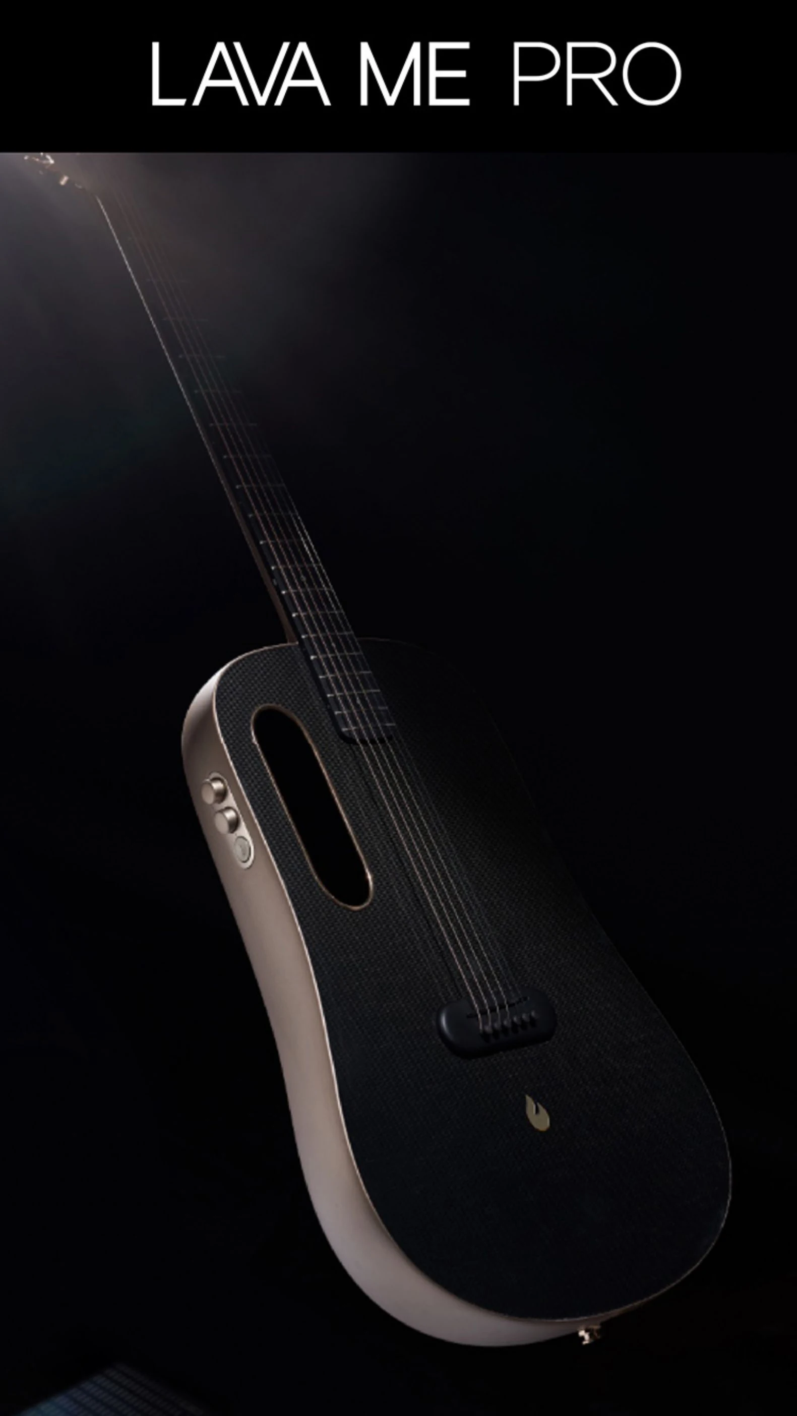 В наличии! LAVA ME Pro 41 дюймов гитара из углеродного волокна золотого цвета| |