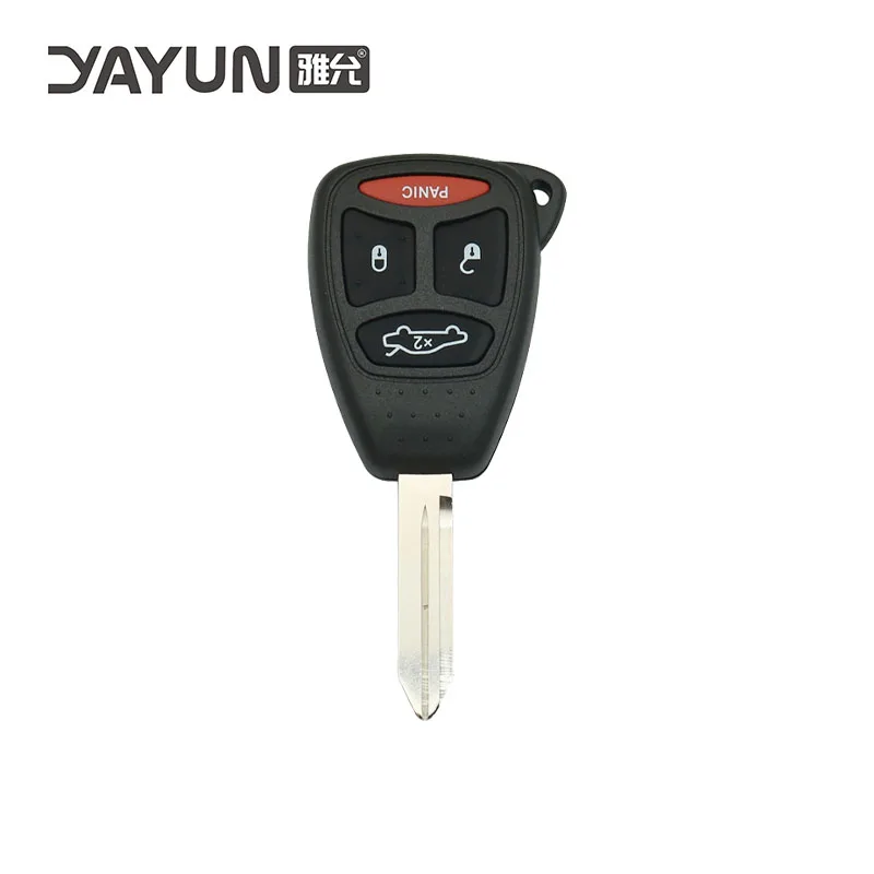

YAYUN ForChryslerJeep 3 + 1 кнопочный Uncut Y159 пустое лезвие ключа без подключения батареи удаленный транспондер чехол для автомобильного ключа