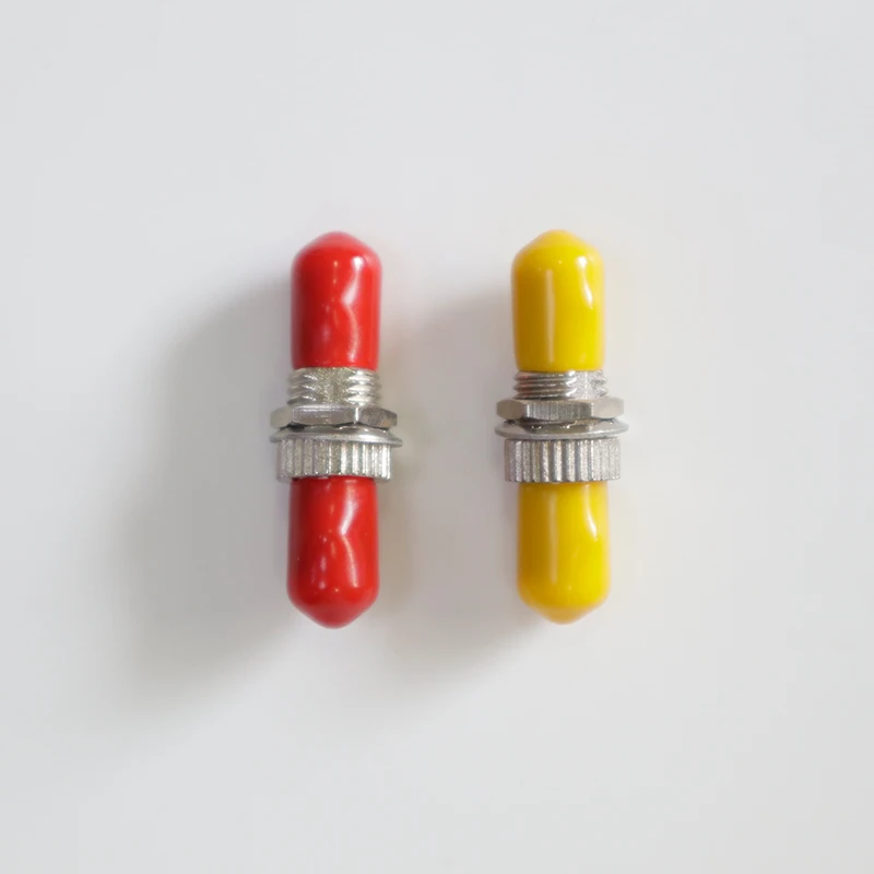 

Carrier Grade Fiber Optic Coupler ST-ST Round to Round Flange Connector Fiber Adapter Flange Head