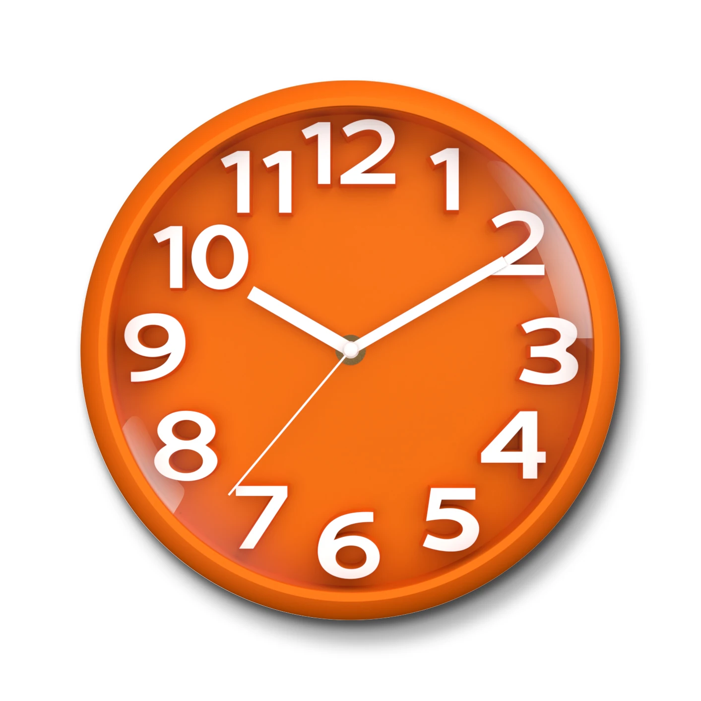 

Round Glass Wall Clock Silent Modern Design Quartz Wall Watch Living Room Needle Montre Murale Wall Watches Home Decor EF50WC