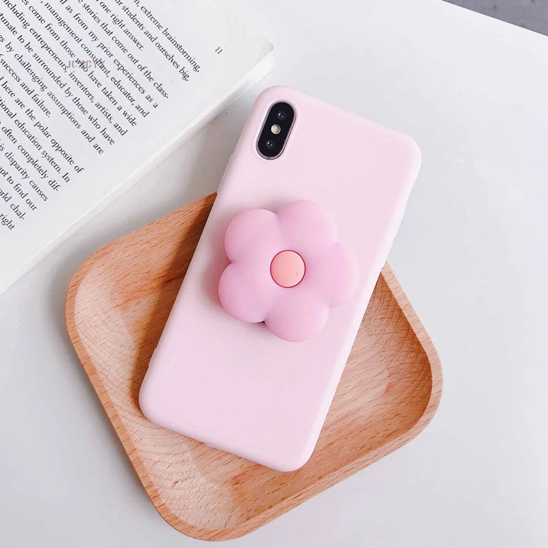 Стильный Простой карамельный цветочный чехол для телефона iphone 11 Pro Max SE XR XS MAX 7 8 6