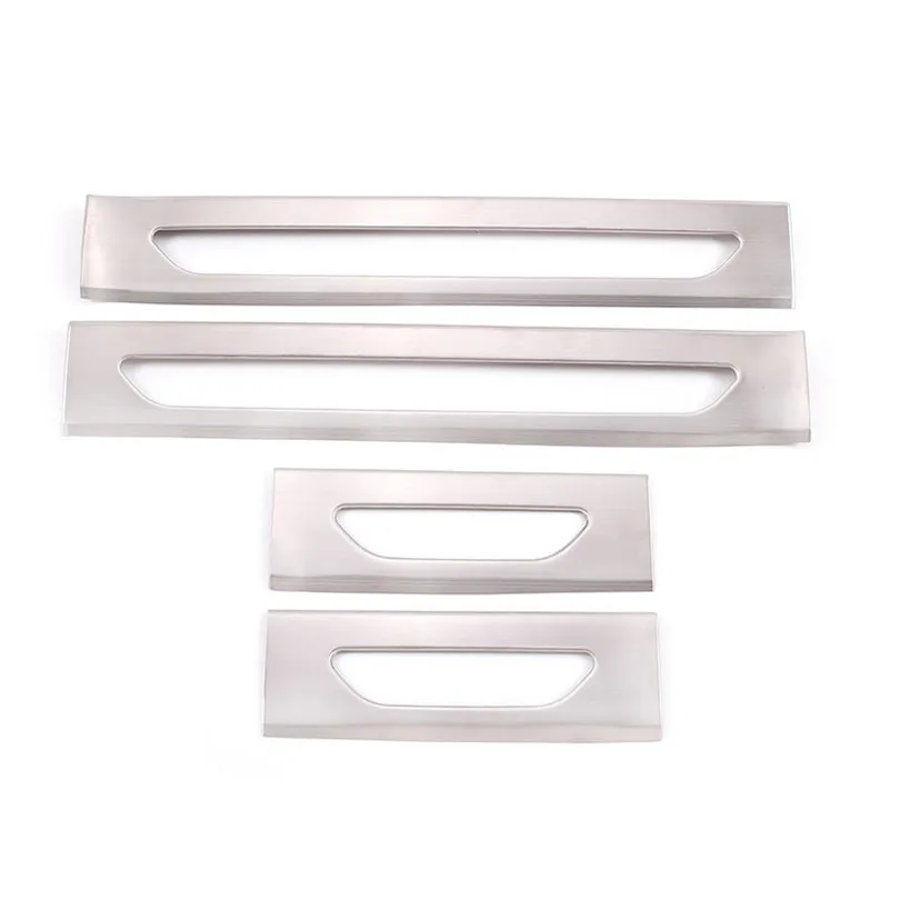 Черный серебристый цвет Нержавеющая сталь внутри порога Панель Накладка