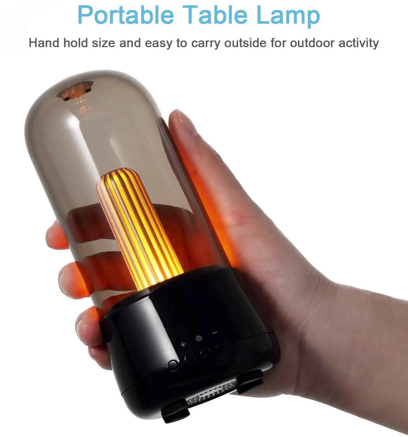 

Wireless Bluetooth Speakers Portable Powerful Outdoor Bass HIFI Subwoofer FM Radio With Bedside Table Night LED Light Sound box