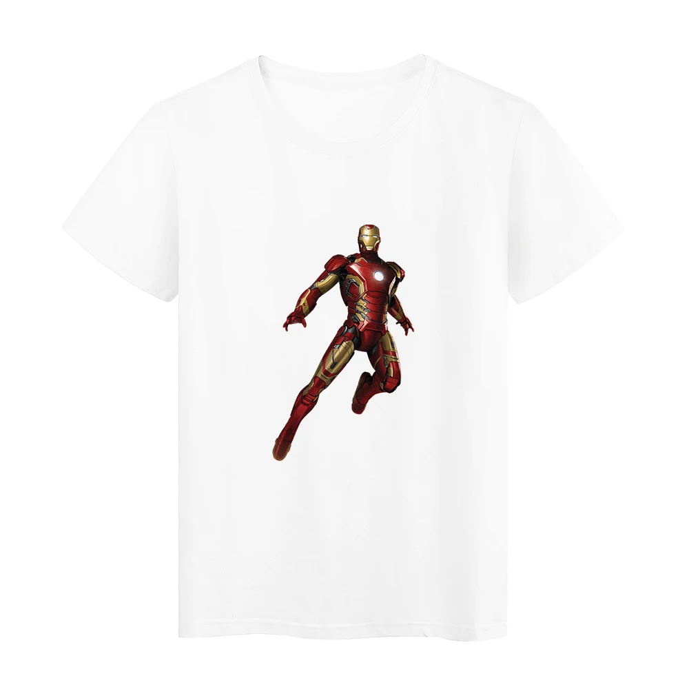 

Disney Marvel Iron Man Print T-shirt Unisex Streetwear Harajuku Plus Size Tops Women Shirt Fashion Hipster Top Brands Clothes