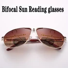 Бифокальные Солнцезащитные прогрессивные Мультифокальные очки для чтения мужские легкие невидимые солнцезащитные очки с считывателем линий-100% защита от УФ-лучей