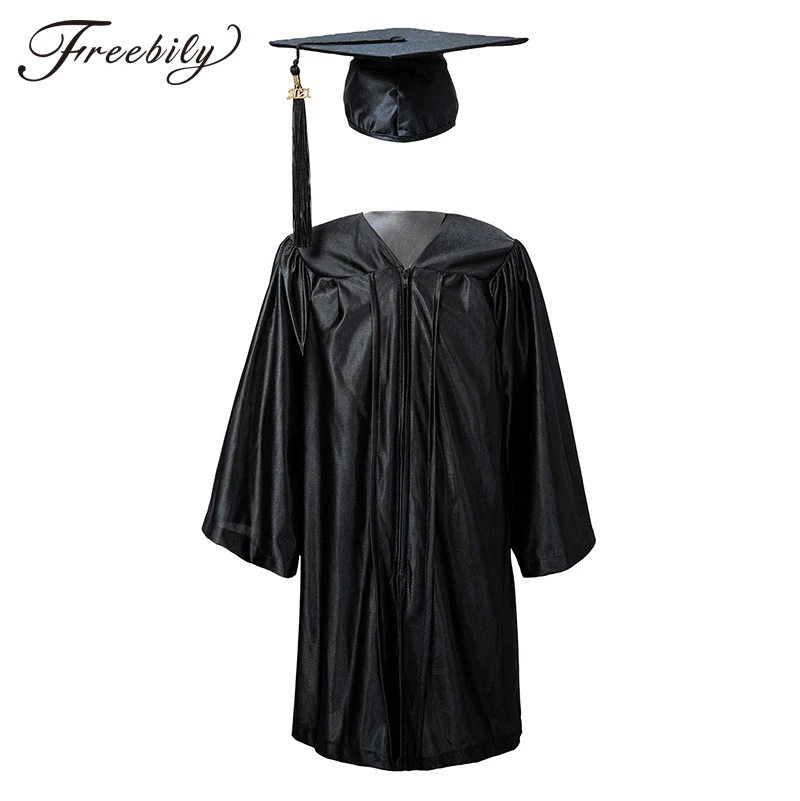 Детский свободный халат с бахромой для мальчиков и девочек начальной школы |