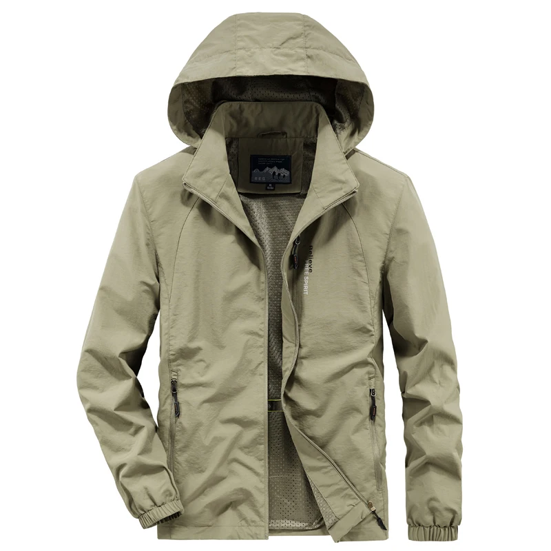 Новинка 2022 осенне-Весенняя Мужская ветрозащитная куртка в стиле милитари