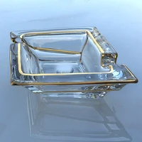phnom penh crystal glass ashtray household trend multifunctional ins cigar european style living room disc