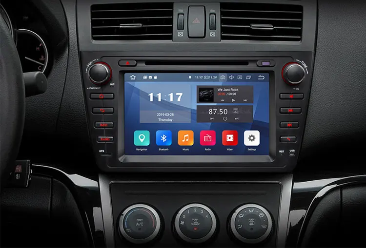 Eonon " HD Android 9,0 2G+ 32G двойной Din автомобильный стерео dvd-плеер для Mazda 6 2009 2010 2011 2012 поддержка Bose система Bluetooth 4G