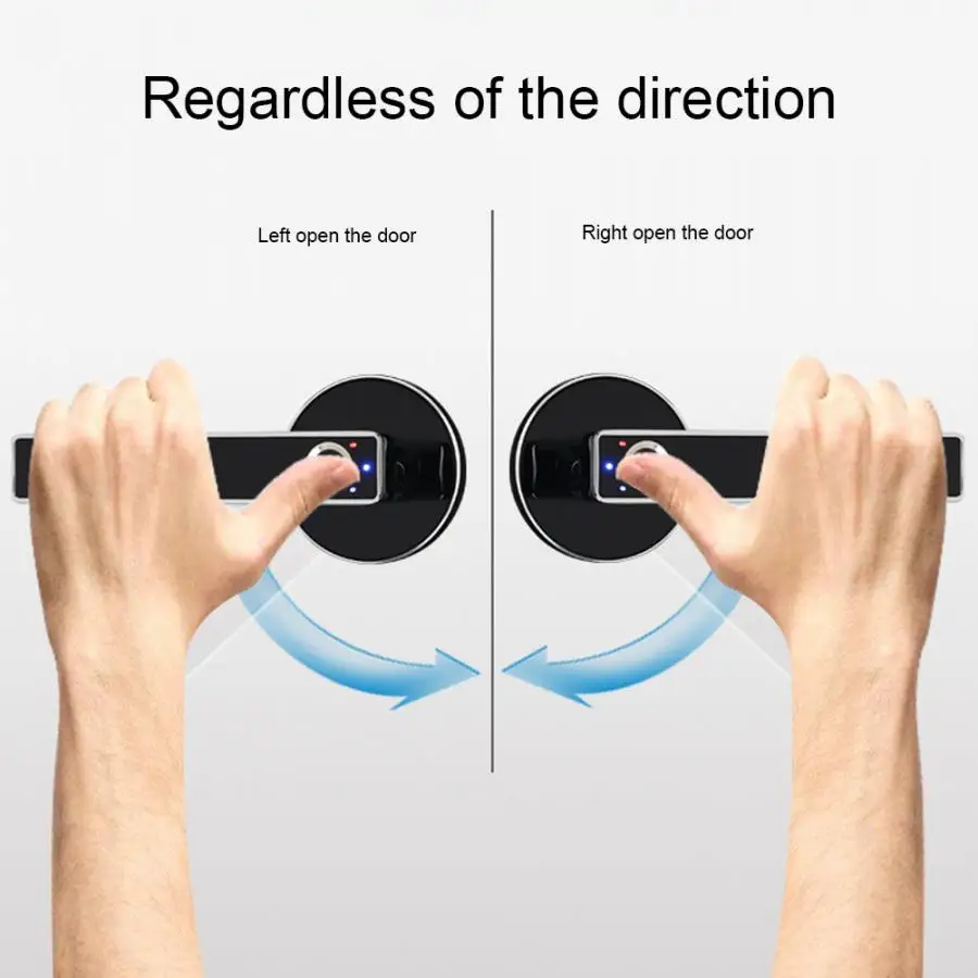 Бесключевой умный дверной замок отпечаток пальца полупроводниковый