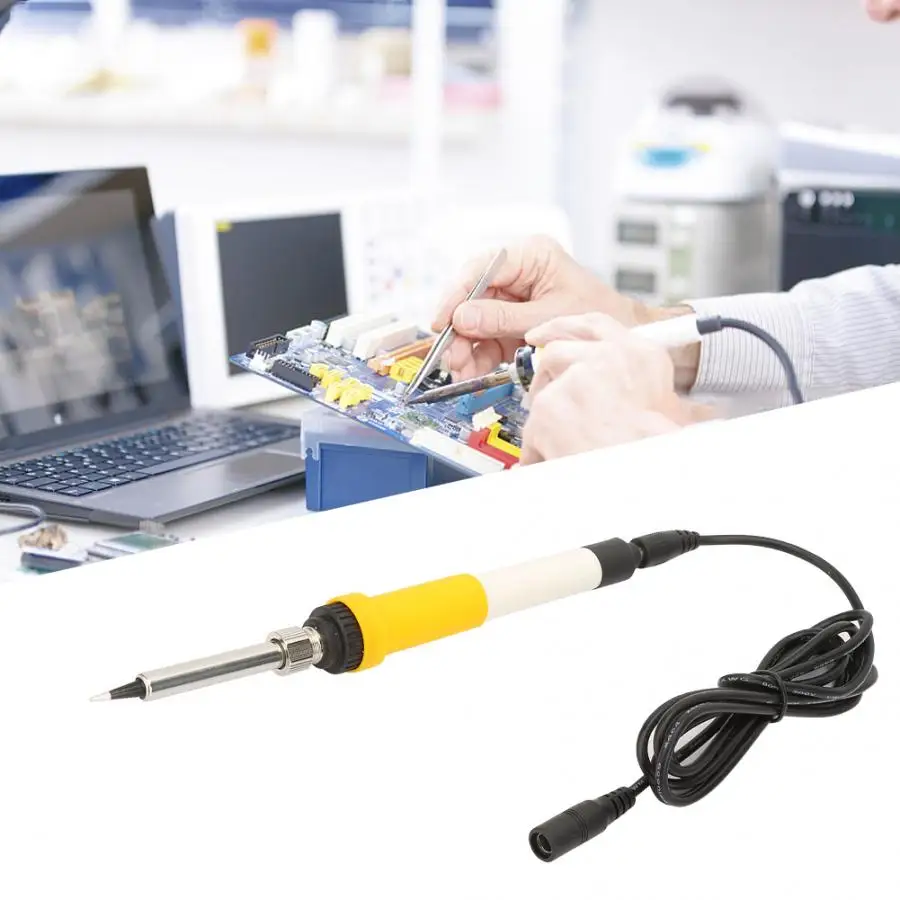 TS100 паяльник DC 12 В Разъем питания Электрический паяльник DIY SMD PCB ремонтный инструмент 60 Вт компактный и легкий дизайн