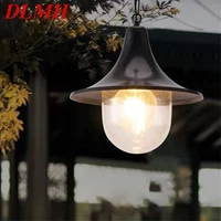 dlmh outdoor retro pendant light modern led lamp waterproof for home corridor decoration