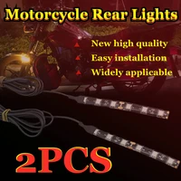 2x motorcycle led strip light diy bulb atmosphere decorative lamp auto inerior daytime running light drl motorcycle styling