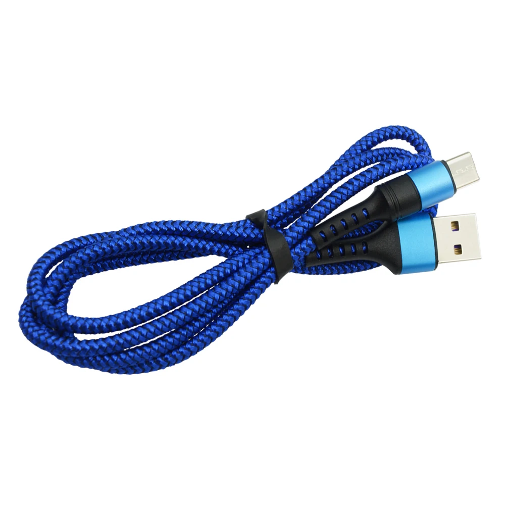CHAURE usb type C кабель 5a для huawei Xiaomi мобильный телефон кабель для быстрой зарядки синхронизации данных type c кабель для быстрой зарядки 1 м 2 м - Цвет: Синий