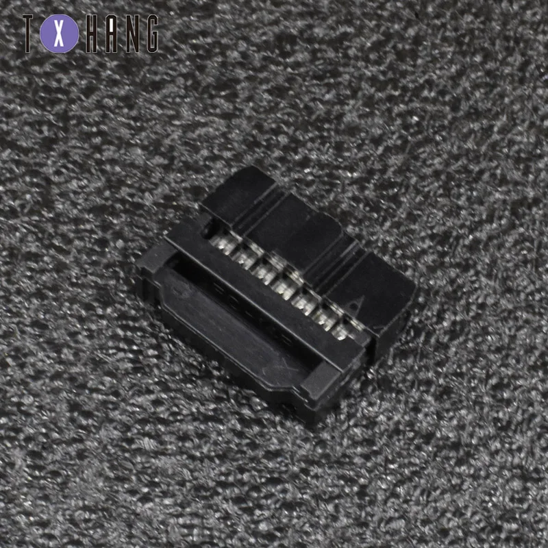 10 шт. гнездовой разъем 2 54 мм Шаг FC IDC ISP JTAG соединитель для кабеля Светодиодная