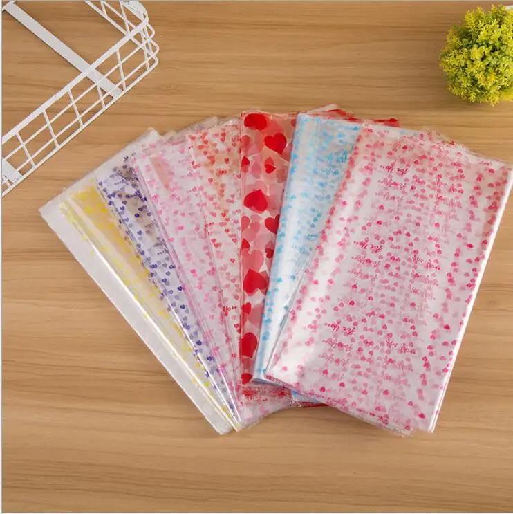 Прозрачная сумка с принтом маленькой звезды и сердца 10 шт. плюшевая игрушка