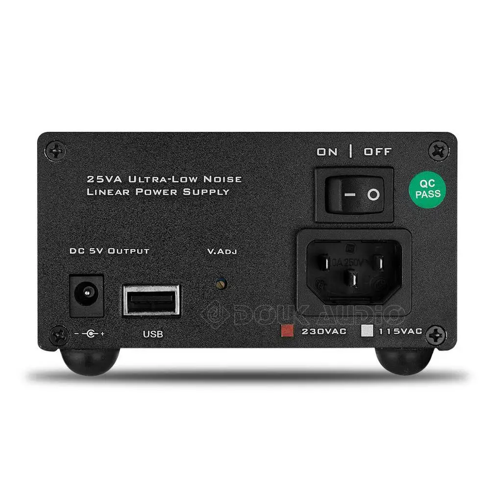 Douk аудио Hi-end 25 Вт TALEMA USB / DC 5 В Регулируемый Линейный источник питания для