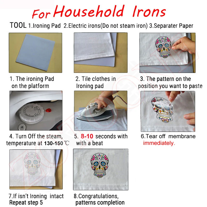 

Iron on Transfer for Clothing Thermo-stickers for Children Diy Christmas Applique Pvc Patch Stripes Ironing ApplicationW