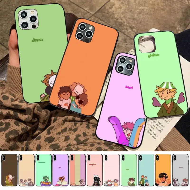 

Yinuoda Dream Smp Game Phone Case for iPhone 11 12 13 mini pro XS MAX 8 7 6 6S Plus X 5S SE 2020 XR case