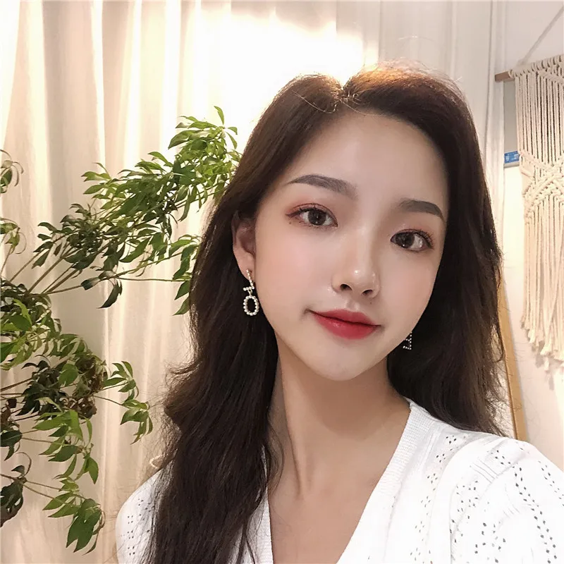 Новое поступление цветные серьги с имитацией жемчуга модные украшения