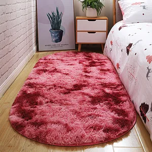 ruldgee ellipse rug simple modern oval tie dye carpet home bedside bedroom alfombra thickened rectangular cute gradient mat free global shipping