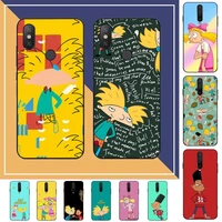 yinuoda hey arnold phone case for redmi note 8 7 9 4 6 pro max t x 5a 3 10 lite pro
